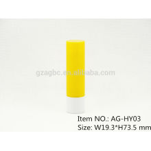 Anmutige Kunststoff Runde Lippenstift Rohr Container AG-HY03, Cup Größe 11.8/12.1/12.7mm, benutzerdefinierte Farbe